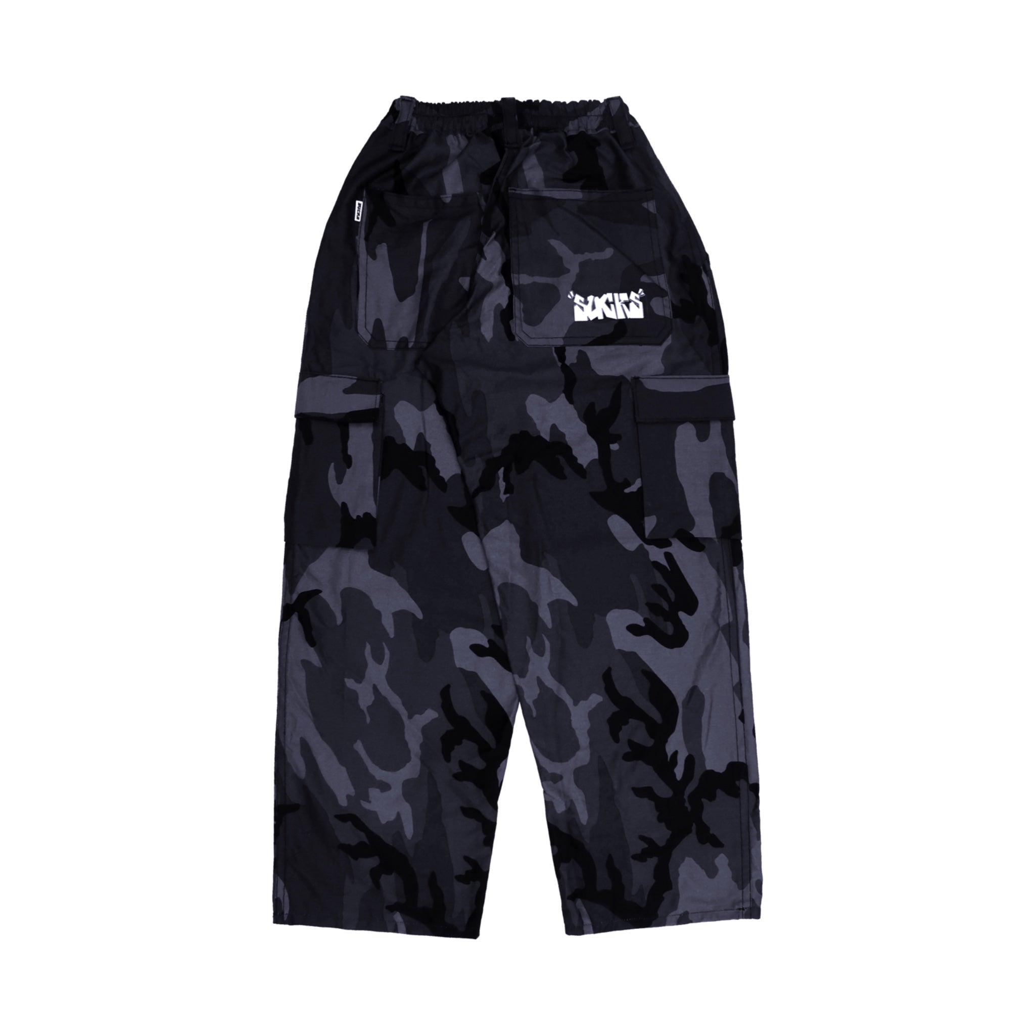 【TLLDAWN】FLASH SYMBOL CAMO 1/2 PANTS BLACK THUNDER LOGO HALF CAMO PANTS - DXOH | 60% - Asian Fashion