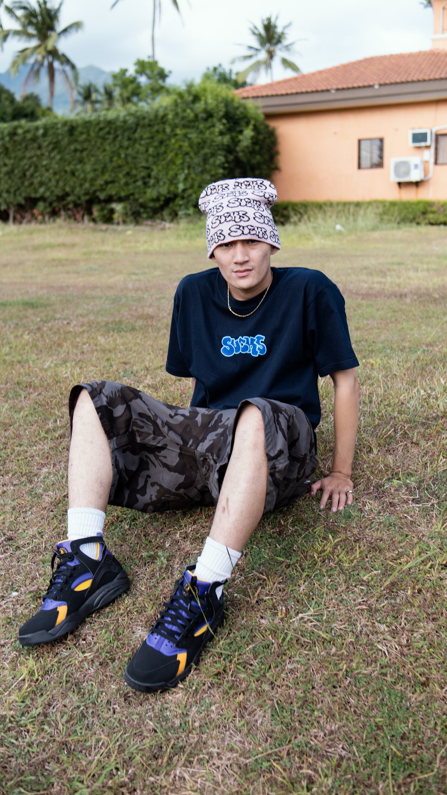 BLACK CAMO SHORTS