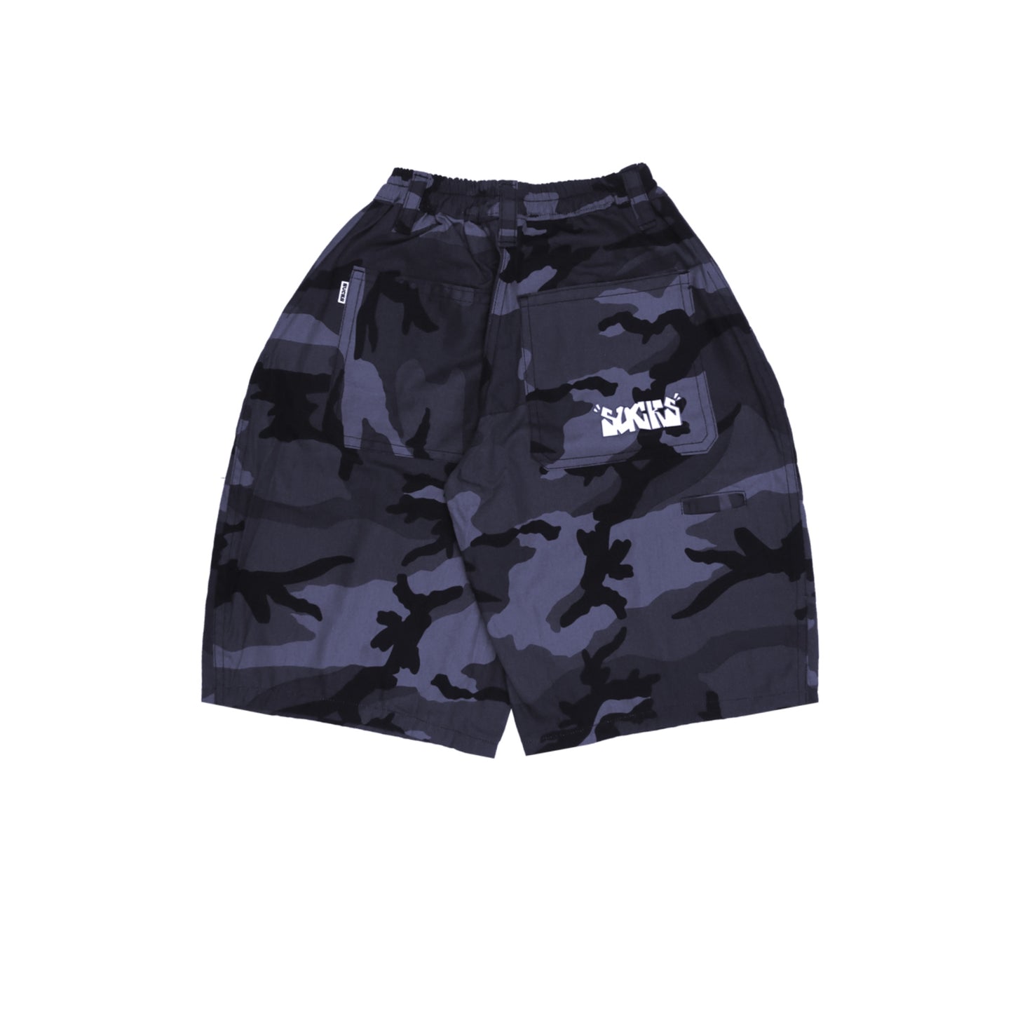 BLACK CAMO SHORTS
