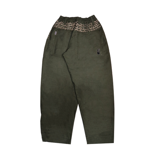 DENIM GREEN BRICK PANTS