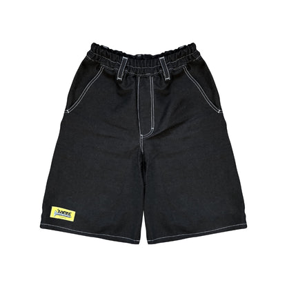 BLACK LONG SHORTS