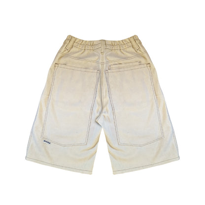 KHAKI LONG SHORTS