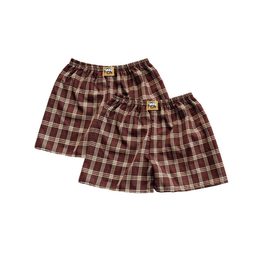 PLAID BOXER