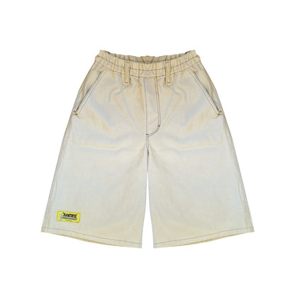 KHAKI LONG SHORTS