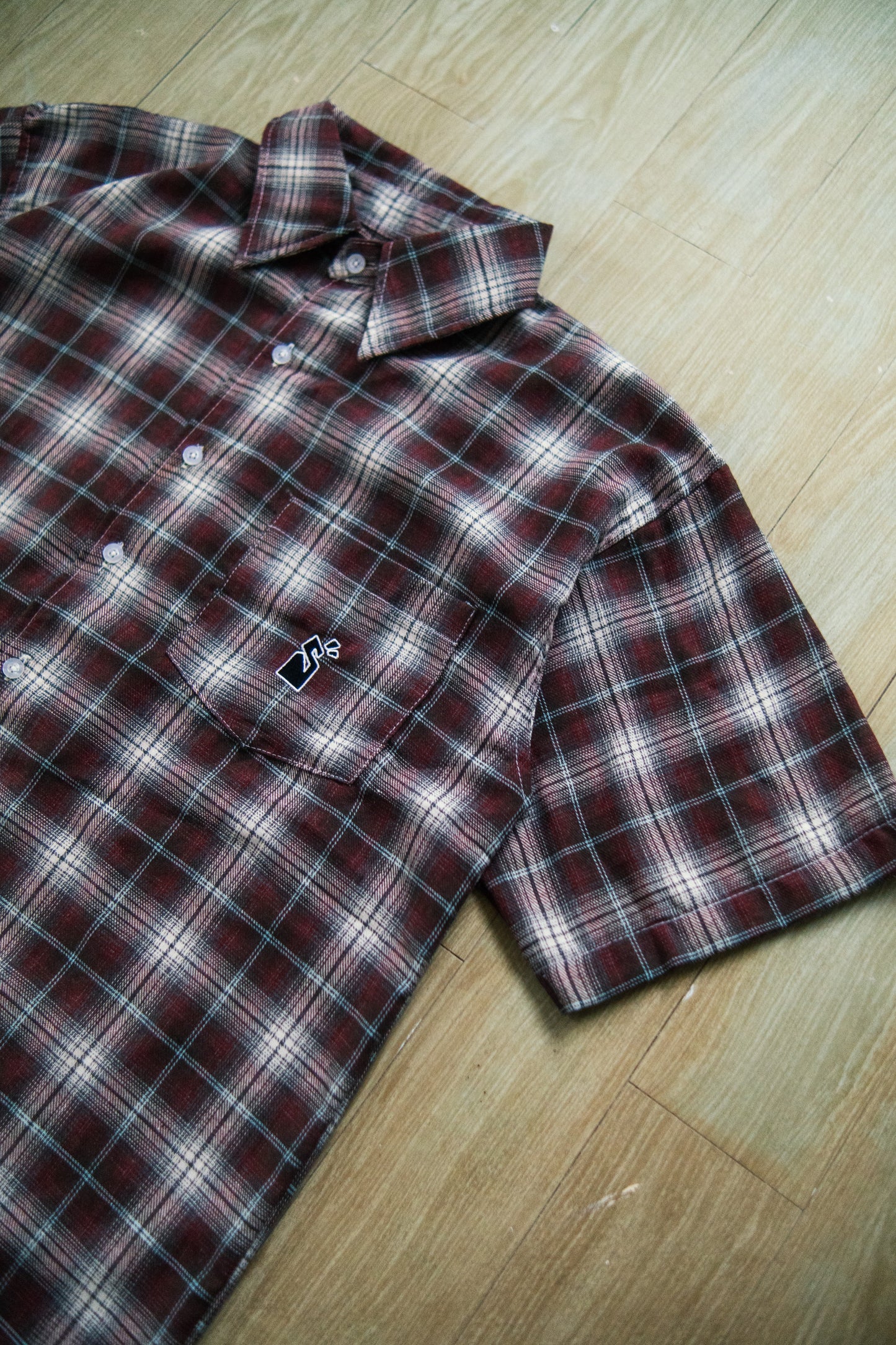 RED PLAID POLO