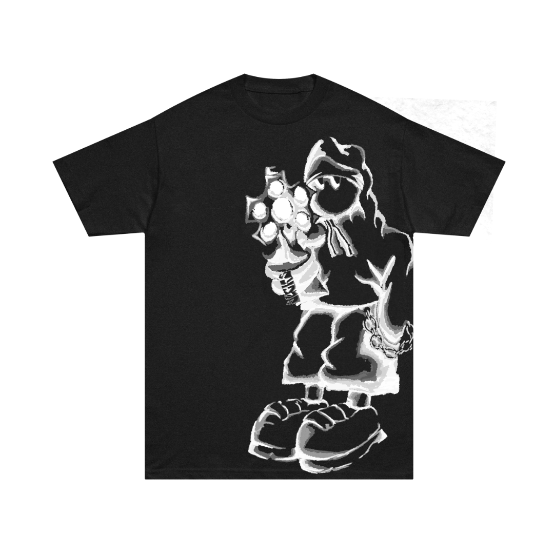 BLACK BIG BB TEE